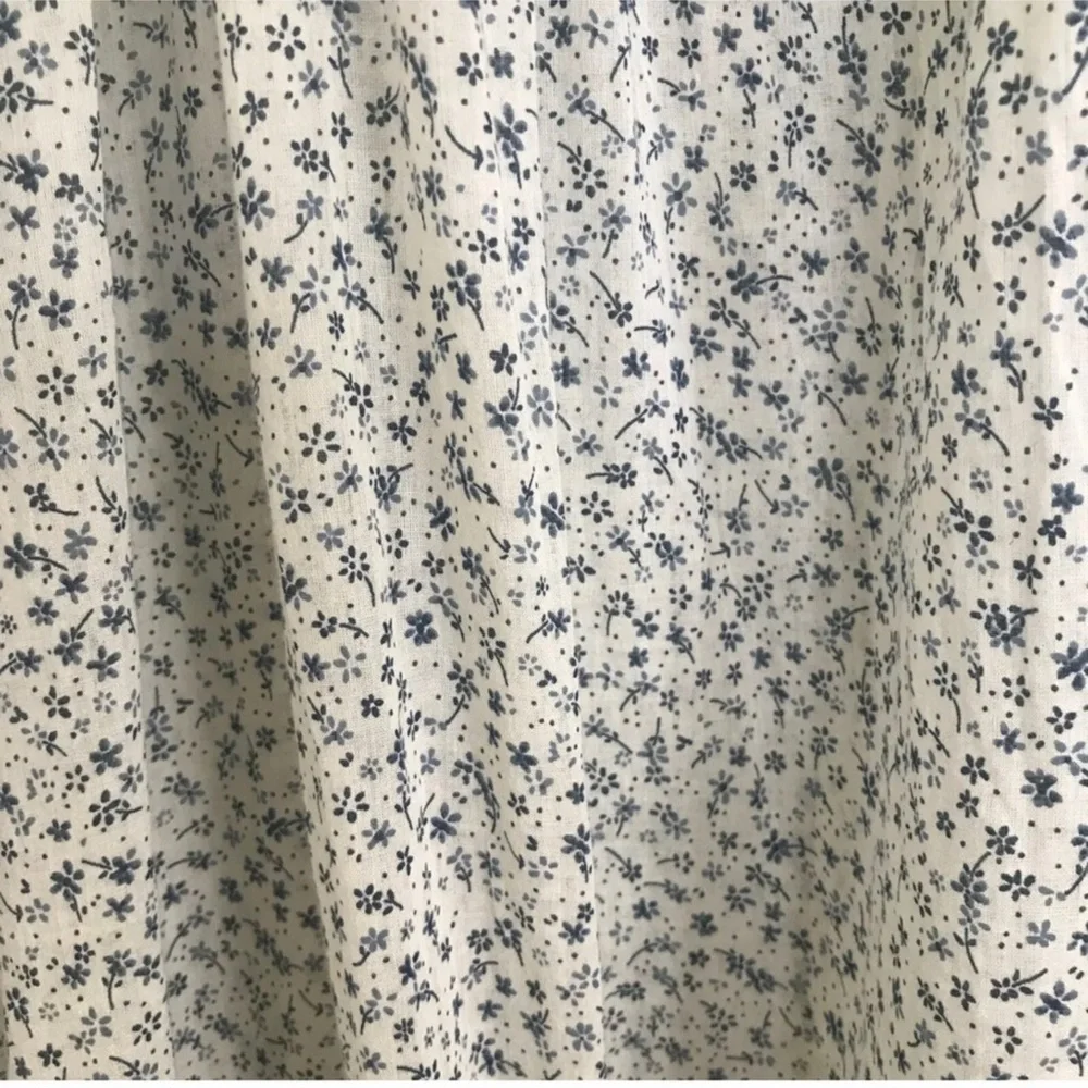 DOEN Seville nightgown dress mini blue Sz XL - Picture 8 of 8